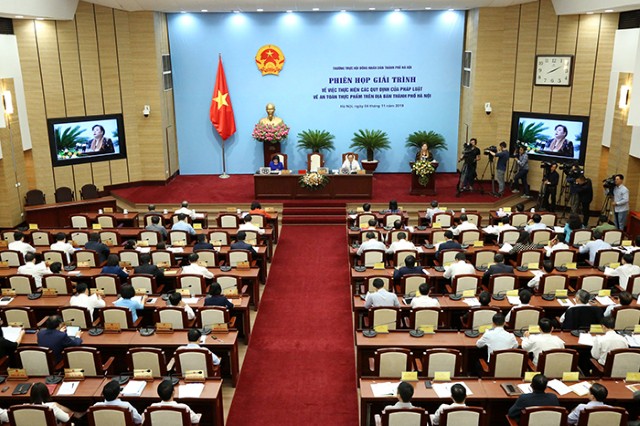 Khai mạc phiên họp giải trình của Thường trực HĐND TP về an toàn thực phẩm 